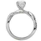 Round  Lab Grown Diamond  Classic Semi-Mount Diamond Ring