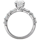 Round  Lab Grown Diamond  Classic Semi-Mount Diamond Ring