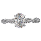 Oval  Lab Grown Diamond  Classic Semi-Mount Diamond Ring