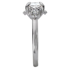 Round  Lab Grown Diamond  3 Stone Semi-Mount Diamond Ring