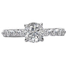 Round  Lab Grown Diamond  Classic Semi-Mount Diamond Ring
