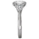 Round  Lab Grown Diamond  3 Stone Semi-Mount Diamond Ring