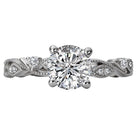 Round  Lab Grown Diamond  Classic Semi-Mount Diamond Ring
