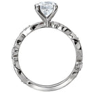 Round  Lab Grown Diamond  Classic Semi-Mount Diamond Ring