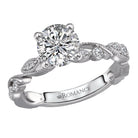 Round  Lab Grown Diamond  Classic Semi-Mount Diamond Ring