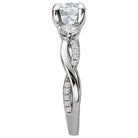 Round  Lab Grown Diamond  Classic Semi-Mount Diamond Ring