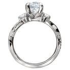 Round  Lab Grown Diamond  Classic Semi-Mount Diamond Ring