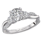 Round  Lab Grown Diamond  Classic Semi-Mount Diamond Ring