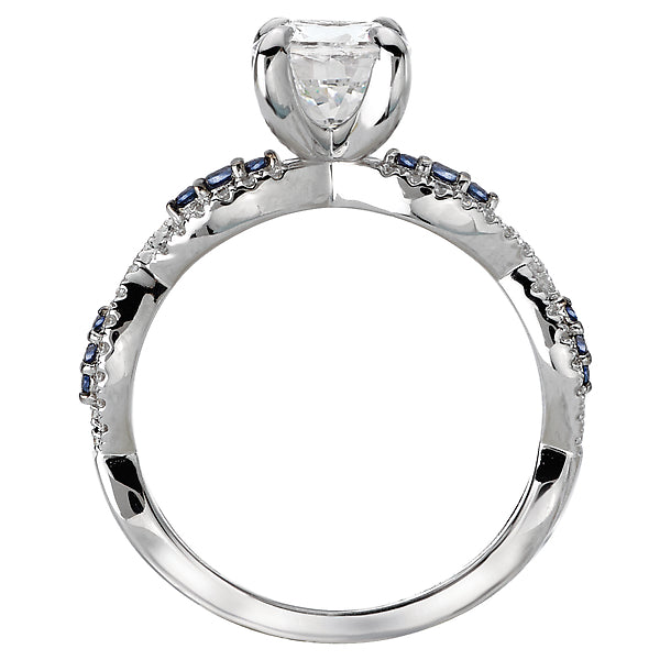 Round  Lab Grown Diamond  Classic Semi-Mount Diamond Ring
