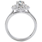 Marquise  Lab Grown Diamond  Halo Semi-Mount Diamond Ring