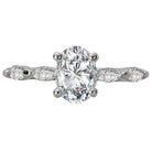 Oval  Lab Grown Diamond  Classic Semi-Mount Diamond Ring