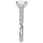 Oval  Lab Grown Diamond  Classic Semi-Mount Diamond Ring