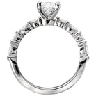 Oval  Lab Grown Diamond  Classic Semi-Mount Diamond Ring