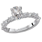 Oval  Lab Grown Diamond  Classic Semi-Mount Diamond Ring