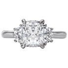 Cushion  Lab Grown Diamond  Custom Semi-Mount Diamond Ring