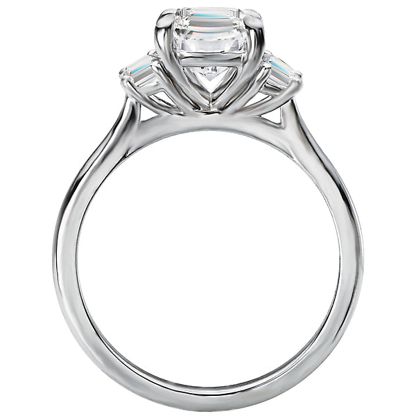 Cushion  Lab Grown Diamond  Custom Semi-Mount Diamond Ring