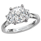 Cushion  Lab Grown Diamond  Custom Semi-Mount Diamond Ring