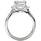 Emerald Custom Semi-MountLab Grown Diamond Ring