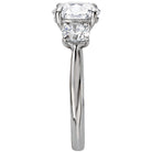 Round  Lab Grown Diamond  Custom Semi-Mount Diamond Ring