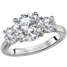 Round  Lab Grown Diamond  Custom Semi-Mount Diamond Ring