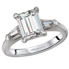 Round  Lab Grown Diamond  Custom Semi-Mount Diamond Ring