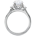 Oval  Lab Grown Diamond  Custom Semi-Mount Diamond Ring