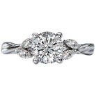 Round  Lab Grown Diamond  Classic Semi-Mount Diamond Ring