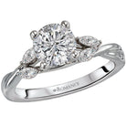 Round  Lab Grown Diamond  Classic Semi-Mount Diamond Ring