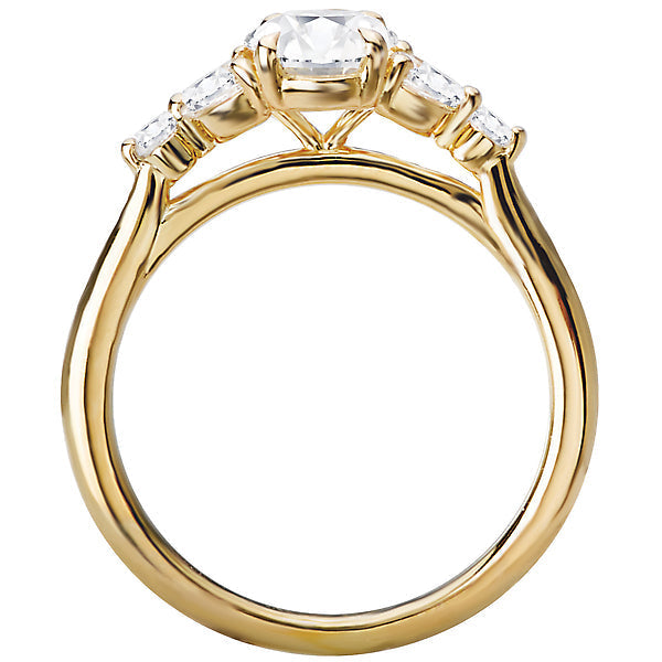 Oval  Lab Grown Diamond  Classic Semi-Mount Engagement Ring