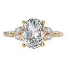 Oval Classic Semi-Mount Lab Grown Diamond Engagement Ring