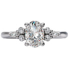 Oval  Lab Grown Diamond  Diamond Semi-Mount Engagement Ring