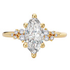Marquise Semi-Mount Diamond Engagement Ring