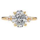 Oval Semi-Mount Lab Grown Diamond Engagement Ring