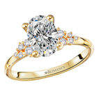 Oval Semi-Mount Lab Grown Diamond Engagement Ring