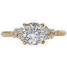 Round  Lab Grown Diamond  Diamond Semi-Mount Engagement Ring
