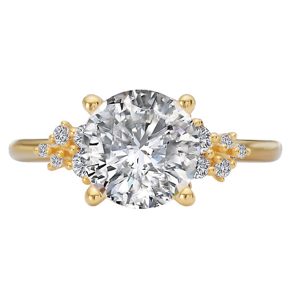 Round Semi-Mount Lab Grown Diamond Engagement Ring