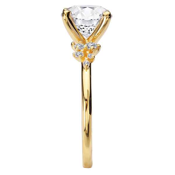 Round Semi-Mount Lab Grown Diamond Engagement Ring