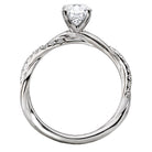 Oval  Lab Grown Diamond  Semi-Mount Diamond Engagement Ring