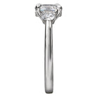 Oval  Lab Grown Diamond  3-Stone Semi-Mount Diamond Ring