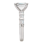 Emerald Semi-Mount Lab Grown Diamond Engagement Ring