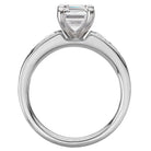 Emerald Lab Grown Baguette Diamond Engagement Ring