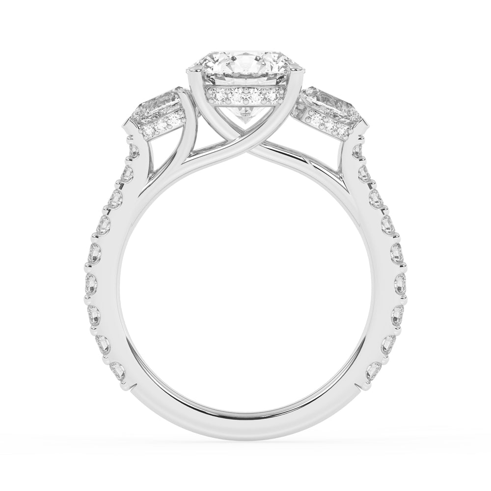 2.09CTW Lab Grown Diamond Engagement Ring