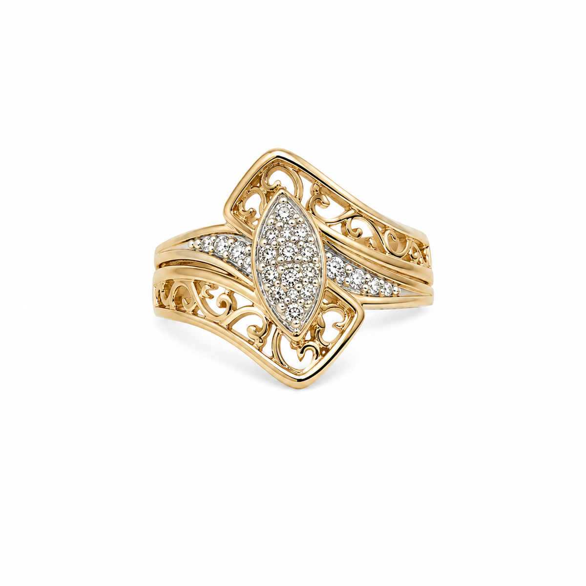 10KT Yellow Gold Diamond Ring – Thompson Jewelers