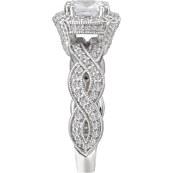 halo semi-mount diamond ring 115001-100