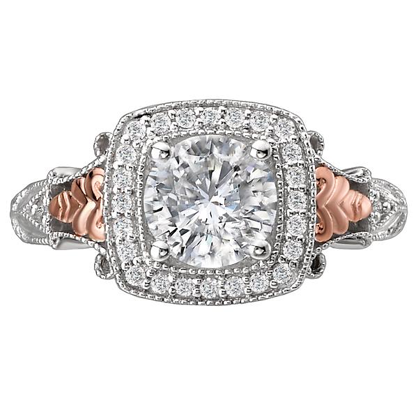 halo semi-mount diamond ring 115003-100tra