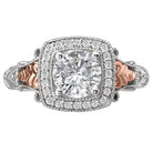 halo semi-mount diamond ring 115003-100tra