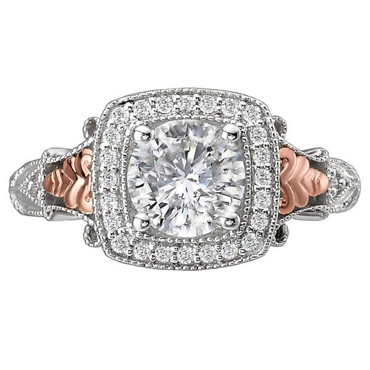 halo semi-mount diamond ring 115003-100tra