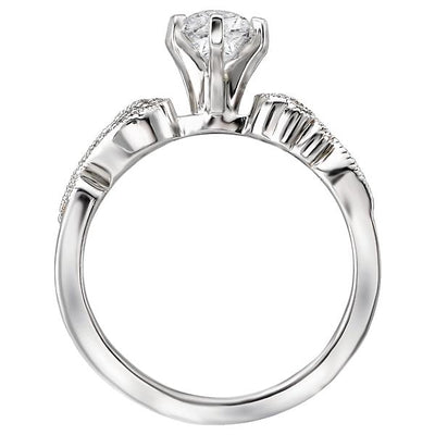 classic semi-mount diamond ring 115008-sa