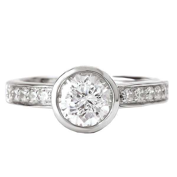 semi-mount diamond ring 115011-100