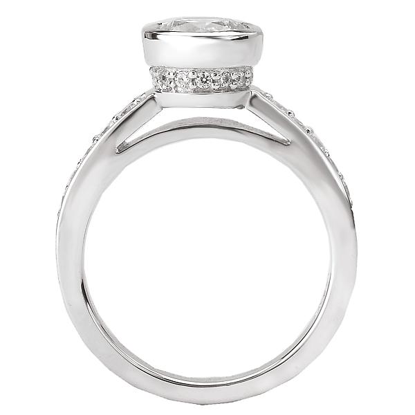semi-mount diamond ring 115011-100